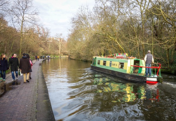 London canal stroll
