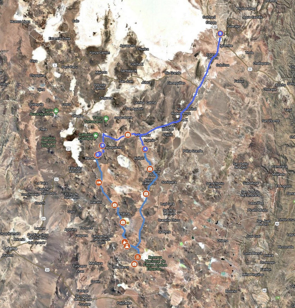 Altiplano – lagoons, unique rock formations, and flamingo!